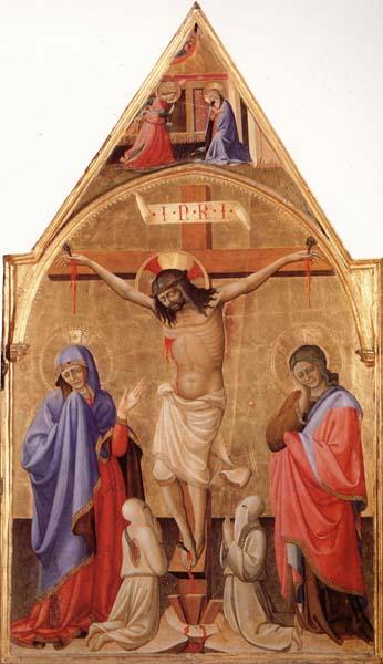 Antonio Fiorentino Crucifixion with Madonna and St.John oil painting picture